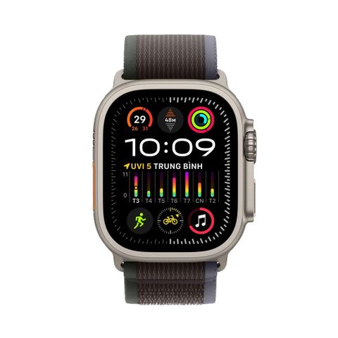 Apple Watch Ultra 2 GPS & Cellular 49mm Viền Titanium Dây Blue/Black Trail Loop