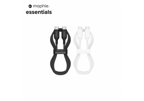 Cáp USB-C to USB-C (60W) mophie Essentials 1M