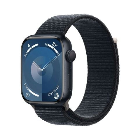 Apple Watch Series 9 GPS 45mm Midnight Viền Aluminium Dây Midnight Sport Loop