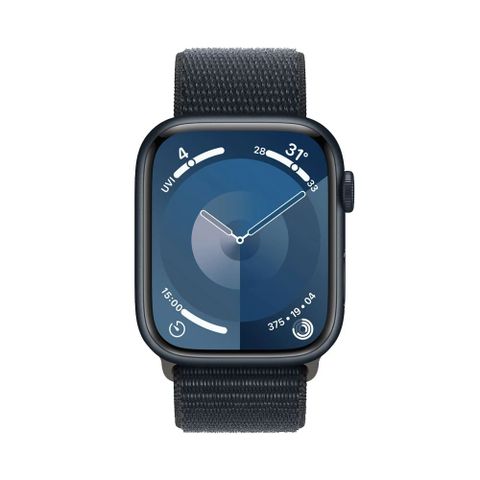 Apple Watch Series 9 GPS 45mm Midnight Viền Aluminium Dây Midnight Sport Loop