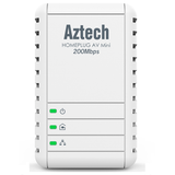 Aztech Homeplug AV Ethernet Adapter + WiFi Extender HL113E + HL113EW