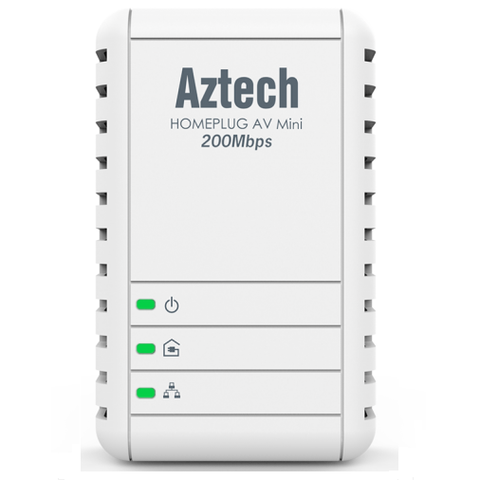 Aztech Homeplug AV Ethernet Adapter + WiFi Extender HL113E + HL113EW