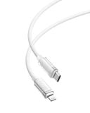 Cáp Innostyle USB-C to Lightning CryStalShine 1.5 Mét white