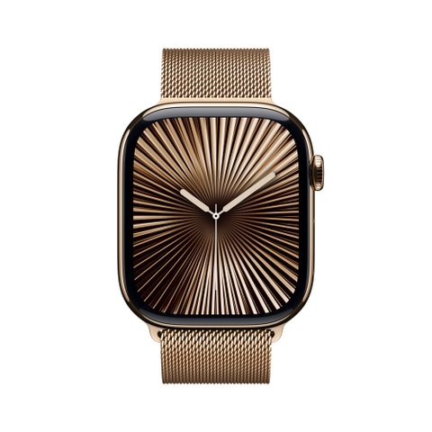 Apple Watch Series 10 GPS + Cellular Gold Titanium Case