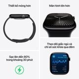 Apple Watch Series 10 GPS + Cellular 42mm Gold Titanium Case with Gold Milanese Loop