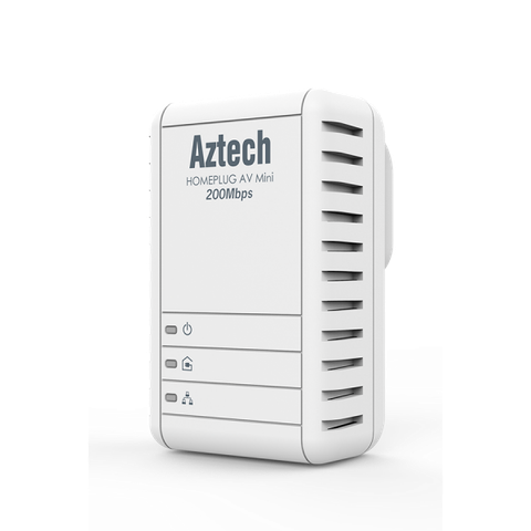 Thiết Bị Mở Rộng Sóng Wifi Gắn Tường Aztech HomePlug AV 200Mbps Ethernet Adapter