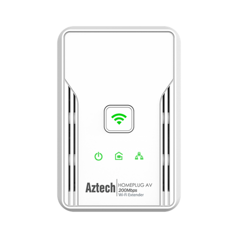 Bộ Truyền Mạng Qua Đường Dây Điện Tốc Độ 200Mbps Aztech Hỗ Trợ Wifi HL113EW