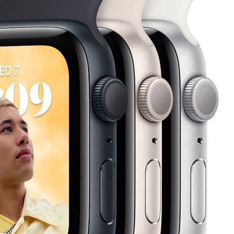 Apple Watch SE GPS 44mm Starlight Viền Aluminium Dây Starlight Sport Band