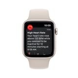 Apple Watch SE GPS 44mm Starlight Viền Aluminium Dây Starlight Sport Band