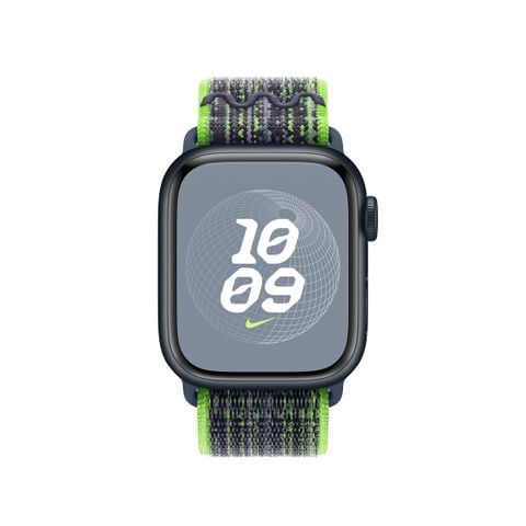 Apple Watch 41mm Bright Green-Blue Nike Sport Loop