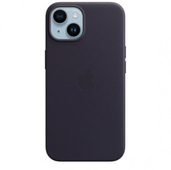Ốp Lưng Apple iPhone 14 Leather Case with MagSafe - Midnight