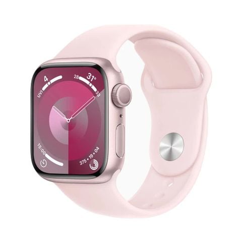Apple Watch Series 9 GPS 41mm Pink Viền Aluminium Dây Light Pink Sport Band