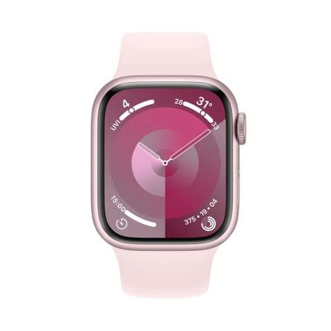 Apple Watch Series 9 GPS 41mm Pink Viền Aluminium Dây Light Pink Sport Band