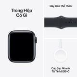 Apple Watch SE GPS 40mm Silver Viền Aluminium Dây Storm Blue Sport Band - S/M