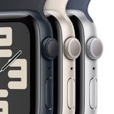 Apple Watch SE GPS 44mm Midnight Viền Aluminium Dây Midnight Sport Band - M/L