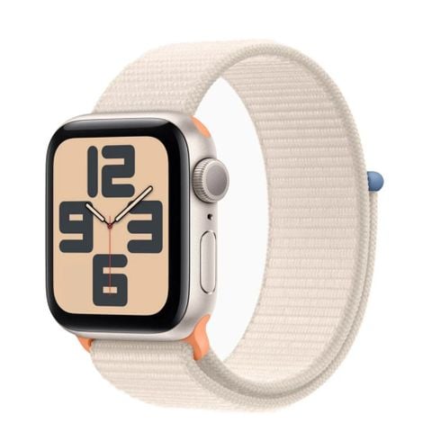 Apple Watch SE GPS 40mm Starlight Viền Aluminium Dây Starlight Sport Loop