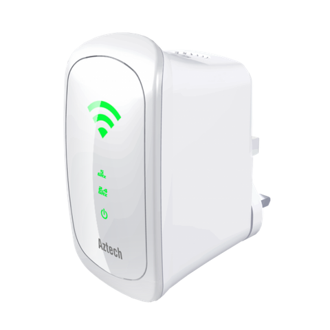 Thiết Bị Mở Rộng Sóng Wifi Băng Tầng Kép Aztech 750Mbps WL590E