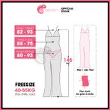  Áo Lưới Ren Bèo Hoạ Tiết Hoa Dáng Dài 2 Dây Mặc Kèm Bikini GECKO 3PK31 