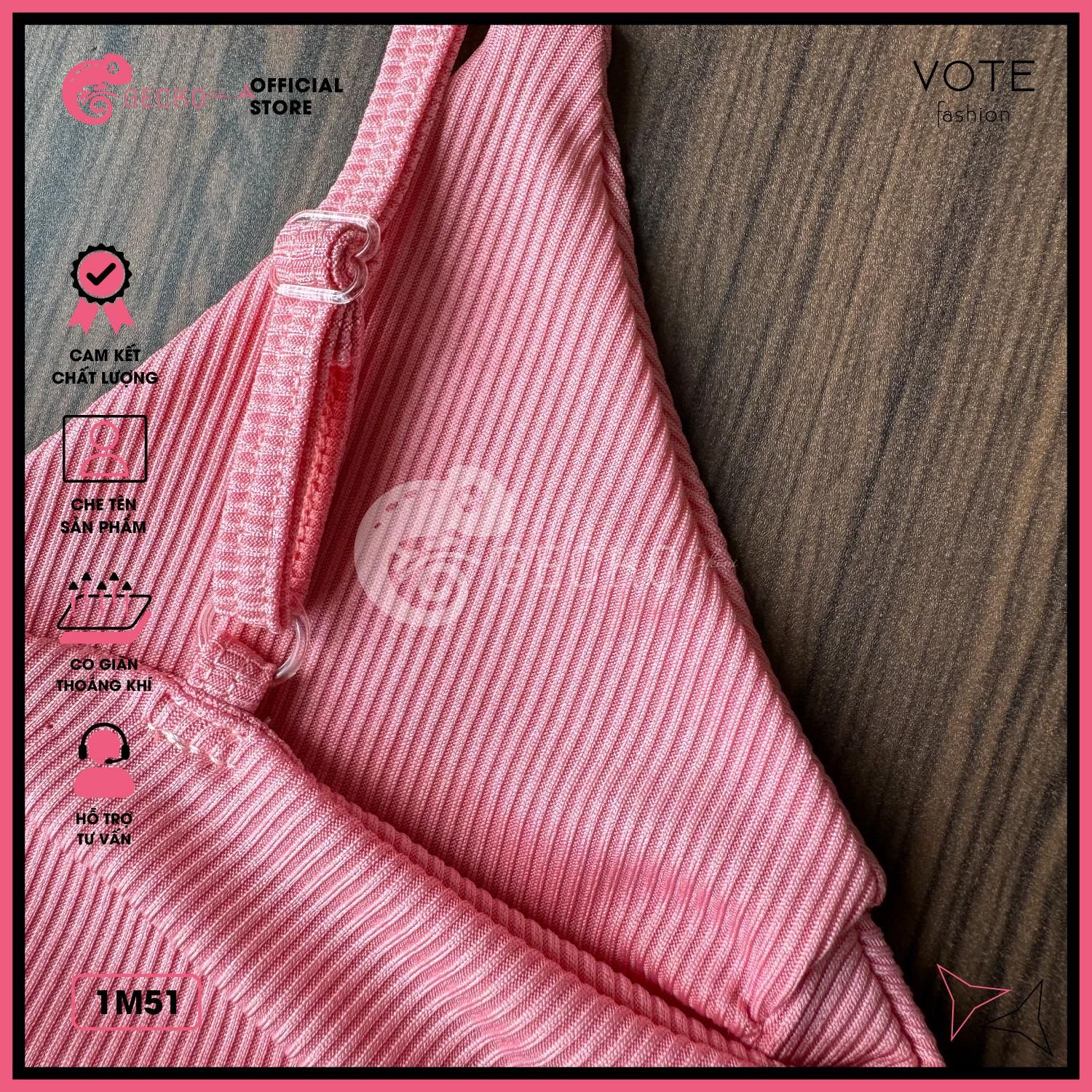  Bikini 2 Mảnh Xốp Tăm Phối Khoen GECKO 2M51 