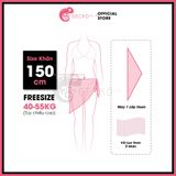  Khăn Voan Bèo Mặc Ngoài Bikini GECKO 3PK22 