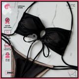  Bikini 2 Mảnh Áo Cúp Ngực Phối Voan Xuyên Thấu Gợi Cảm GECKO 2M63 