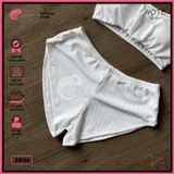  Bikini 2 Áo Crotop Phối Quần Đùi Thun Gân GECKO 2M34 