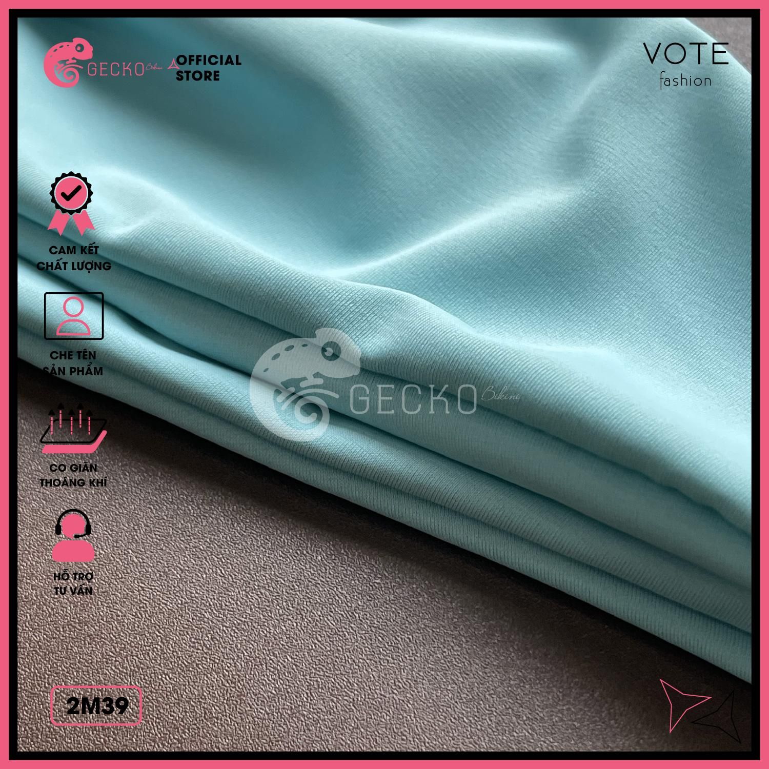  Bikini 2 Mảnh Áo Chéo Quần Nhỏ Đan Dây GECKO 2M39 