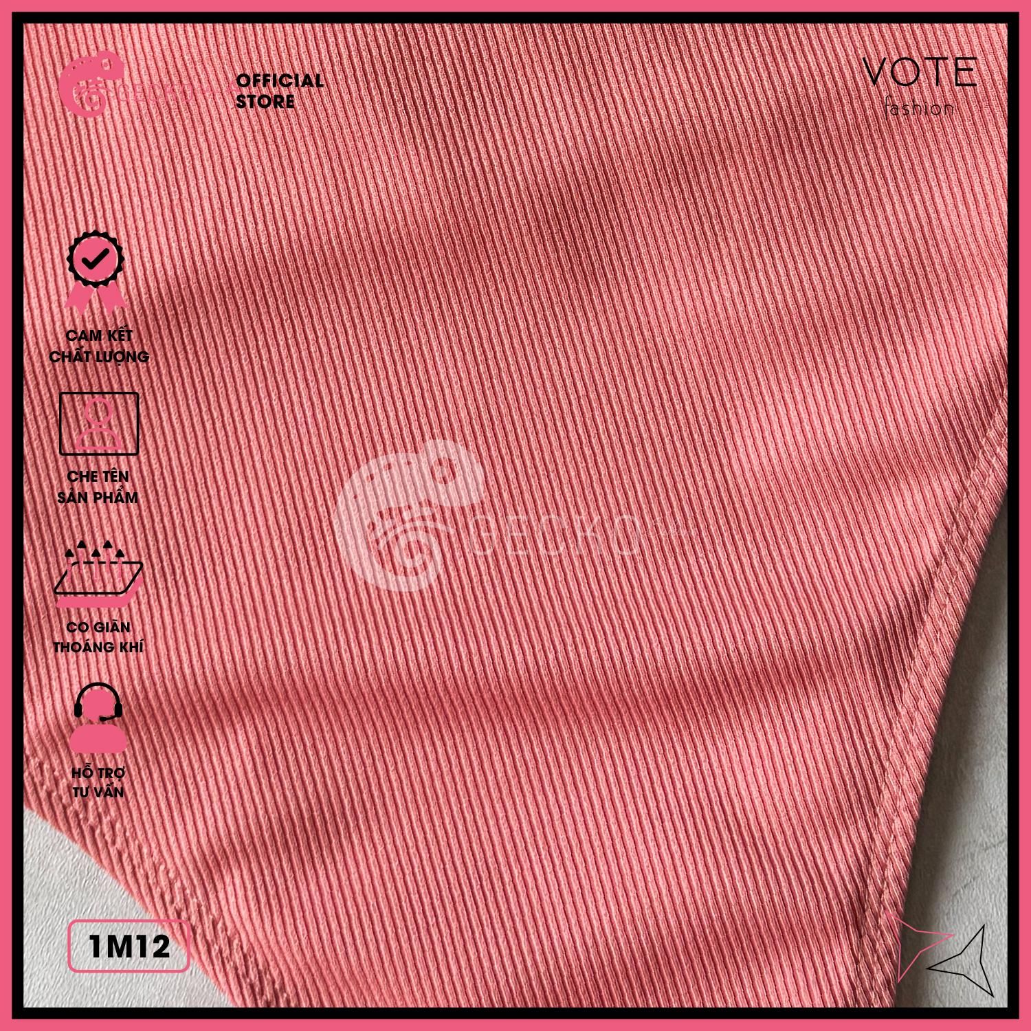  Bikini 1 Mảnh Bodysuit Thun Tăm Khoét Lưng Cổ V Xẻ Cao GECKO 1M12 