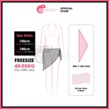  Khăn Voan Lưới Mặc Ngoài Bikini GECKO 3PK03 