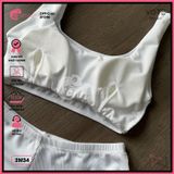  Bikini 2 Áo Crotop Phối Quần Đùi Thun Gân GECKO 2M34 