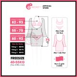  Combo 3 Món Bikini 6 Khoen Phối Áo Lưới Khoét Dáng Ngắn GECKO 4CB26 