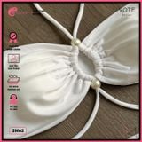  Bikini 2 Mảnh Áo Cúp Ngực Thắt Dây Đính Ngọc GECKO 2M62 