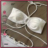  Bikini 2 Mảnh Áo Cúp Ngực Thắt Dây Đính Ngọc GECKO 2M62 