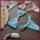  Bikini 2 Mảnh Áo Chéo Quần Nhỏ Đan Dây GECKO 2M39 