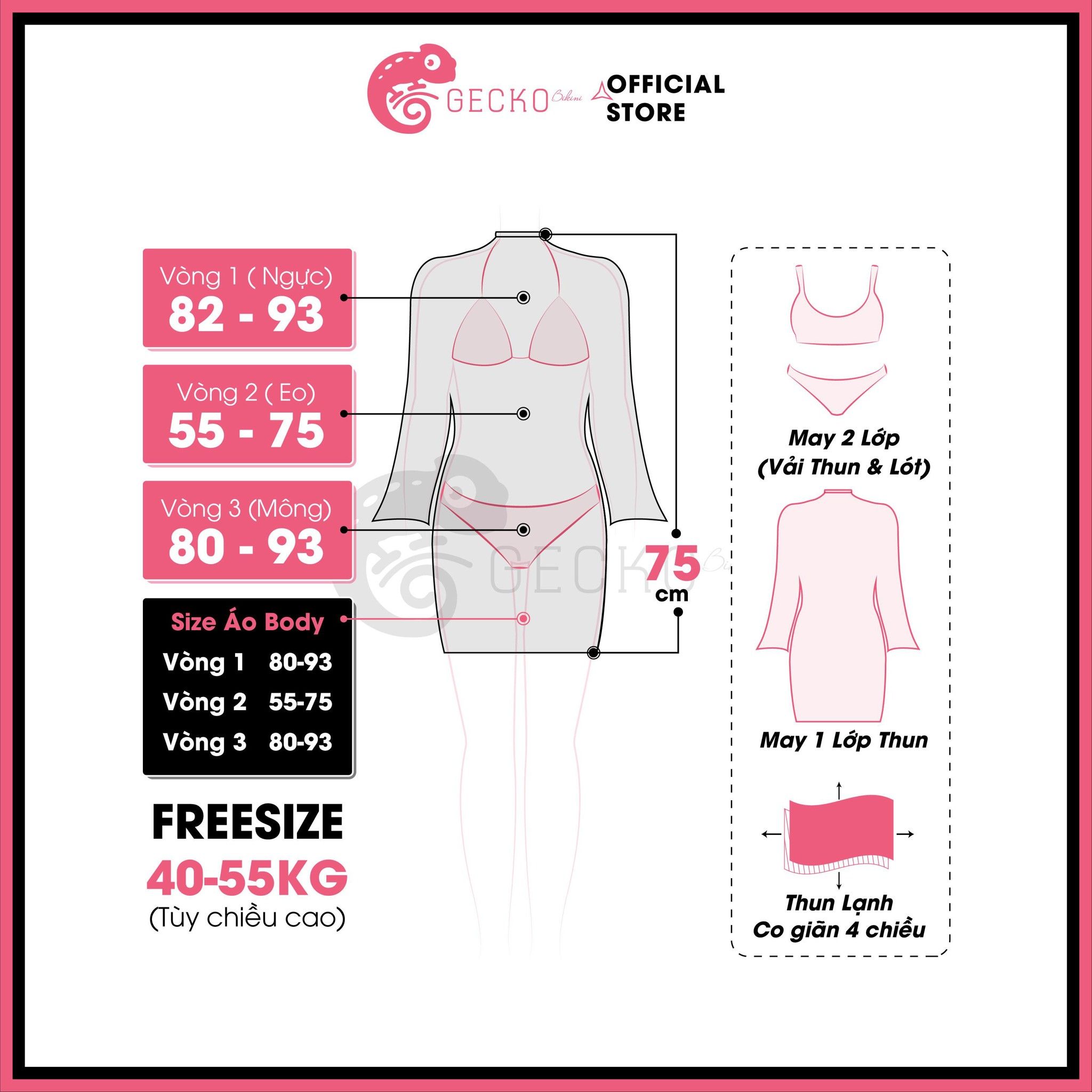  Combo 3 Món Bikini Tam Giác Kèm Áo Lưới Cổ Trụ Ngoài Dáng Ngắn GECKO 4CB10 