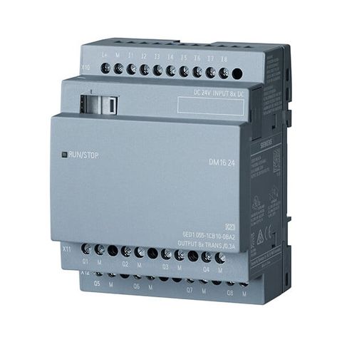 6ED1055-1CB10-0BA2 – Module mở rộng LOGO! DM8 24V 8 DI/8 DO