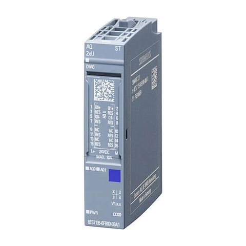 6ES7135-6FB00-0BA1 – SIMATIC ET200SP analog output module, AQ 2xU Standard
