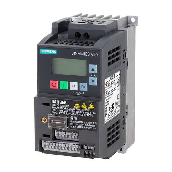 6SL3210-5BB15-5UV1 – Biến tần SINAMICS V20 1P AC200-240V 0,55 kW