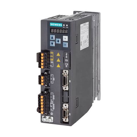 6SL3210-5FB10-4UF1 – Bộ điều khiển Servo Sinamics V90 , Nguồn cấp: 1/3 AC 200-240V, 0,4 KW