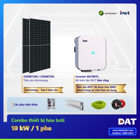 Tiền Điện 7-8 Triệu Đồng / Tháng, Lắp Hệ Thống Điện Mặt Trời 10kW