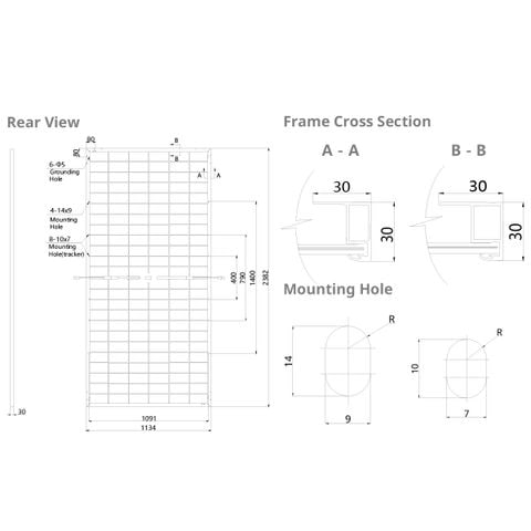 Tấm pin năng lượng mặt trời Canadian Solar 2 mặt kính 590-620W