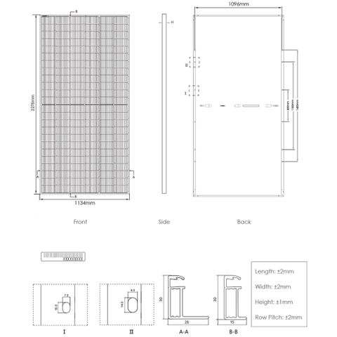 Tấm pin năng lượng mặt trời Jinko 550-570W