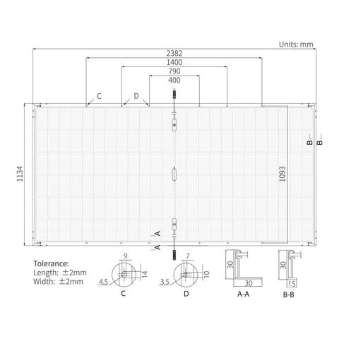 Tấm pin năng lượng mặt trời Longi 2 mặt kính 585-620W
