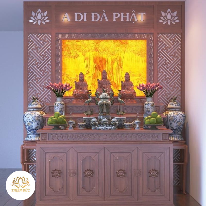  PHÒNG THỜ ĐẸP MẪU PHÒNG THỜ PT11 