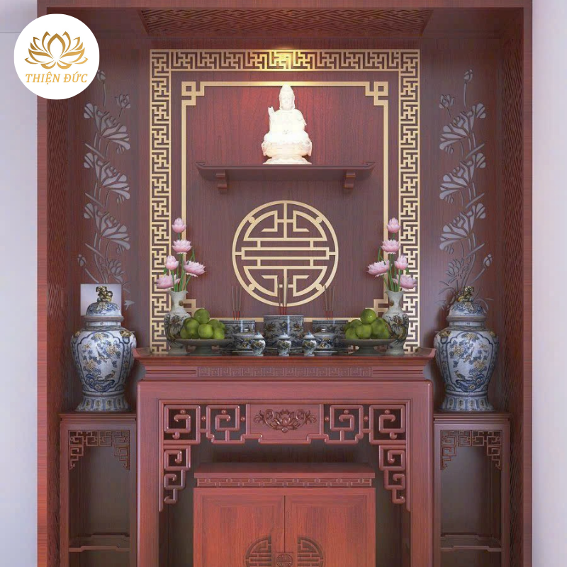  BÀN THỜ ĐẸP MẪU BÀN THỜ CHUNG CƯ ĐẸP BT12 