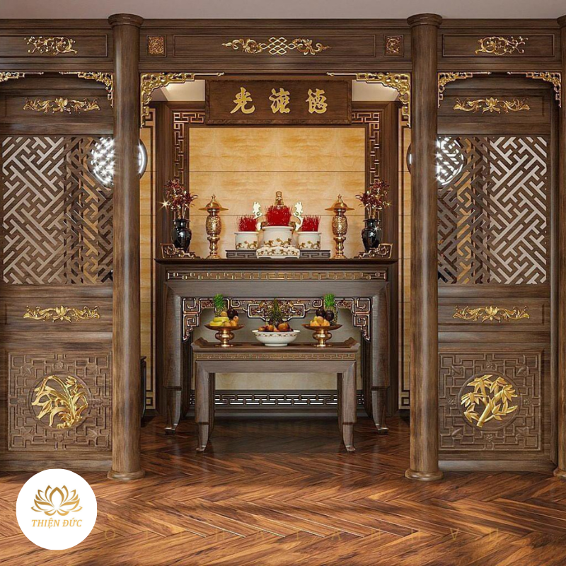  PHÒNG THỜ ĐẸP MẪU PHÒNG THỜ PT18 