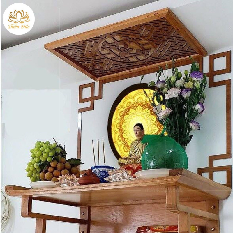  MẪU BÀN THỜ TREO TƯỜNG ĐẸP BTT21 