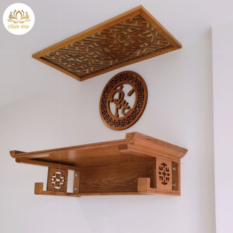  MẪU BÀN THỜ TREO TƯỜNG ĐẸP BTT23 