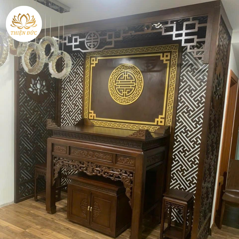  BÀN THỜ ĐẸP MẪU BÀN THỜ CHUNG CƯ ĐẸP BT24 