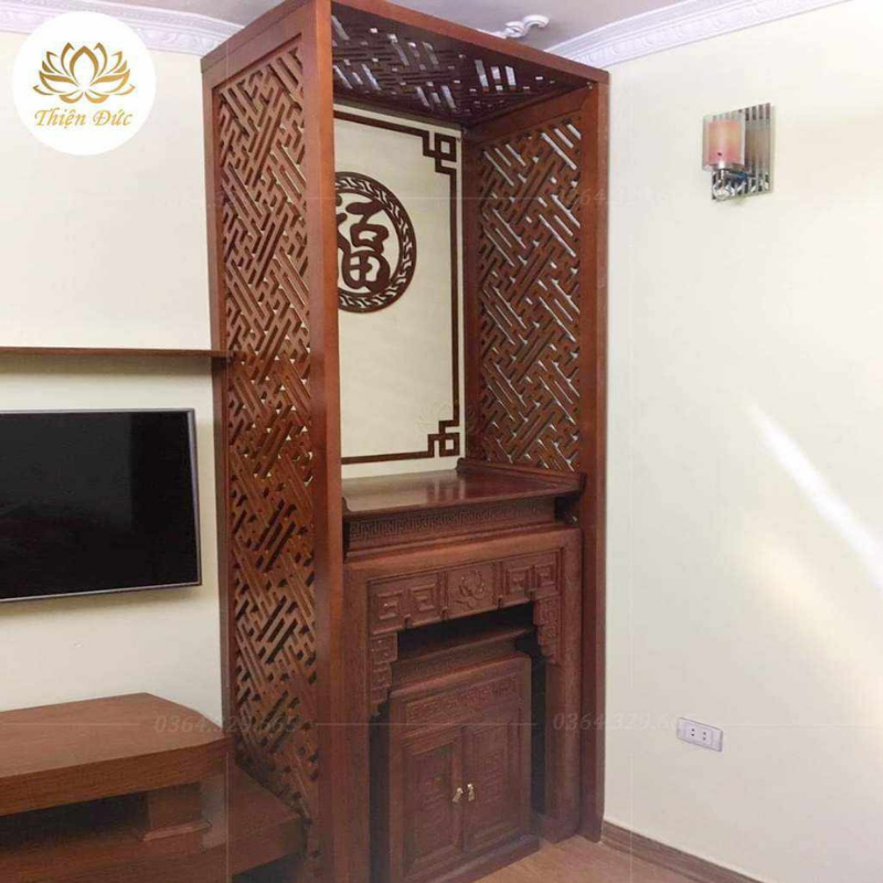  BÀN THỜ ĐẸP MẪU BÀN THỜ CHUNG CƯ ĐẸP BT26 